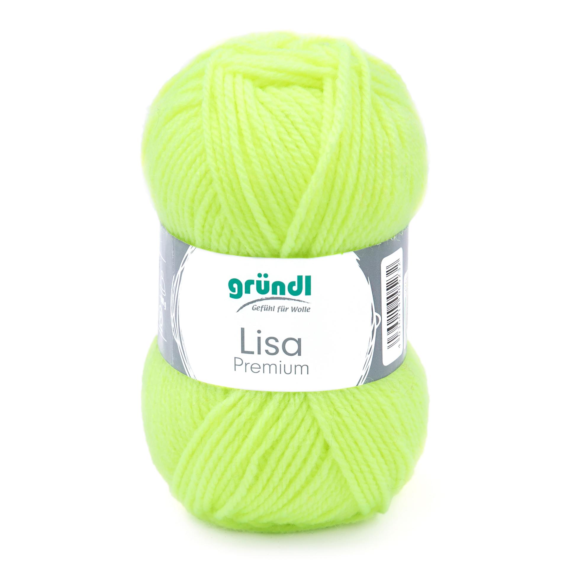 Lisa Premium einfärbig, Schulbastelwolle Bastelwolle, 50 g/133m