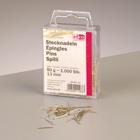 Stecknadeln goldfärbig Pins Eisen Nadeln für Pailletten 50g  