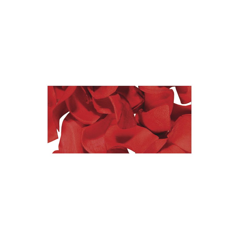 Papierblütenblätter rot