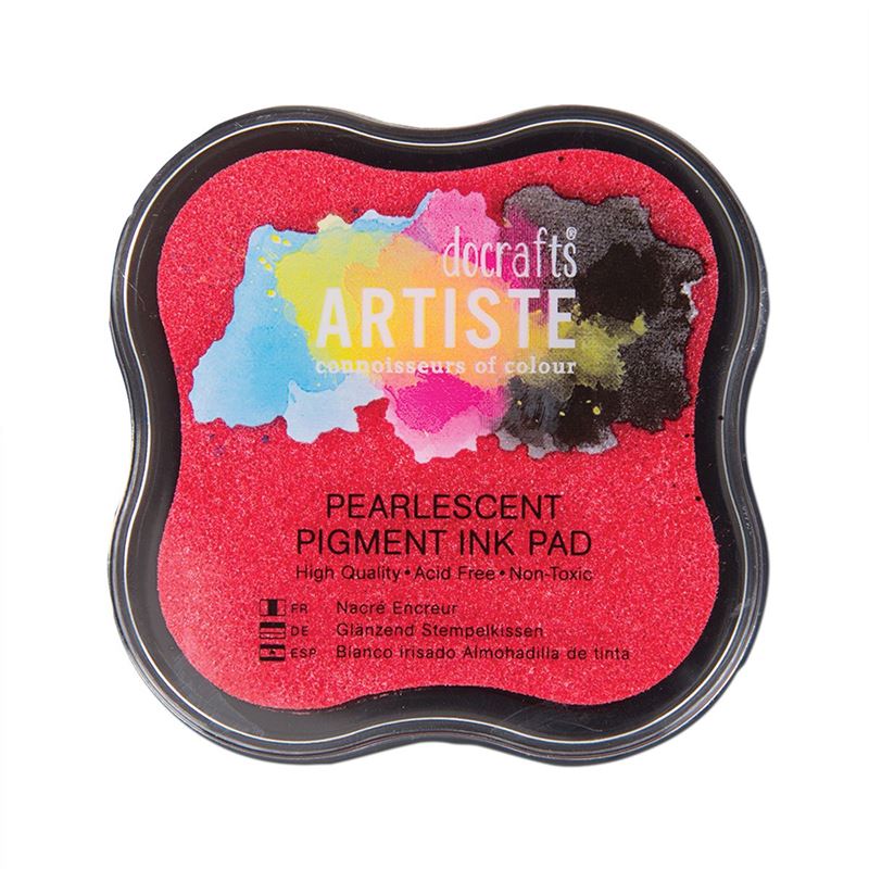 Pearlescent Ink Pad Artiste 6,5x6,5cm 8g Stempelkissen 