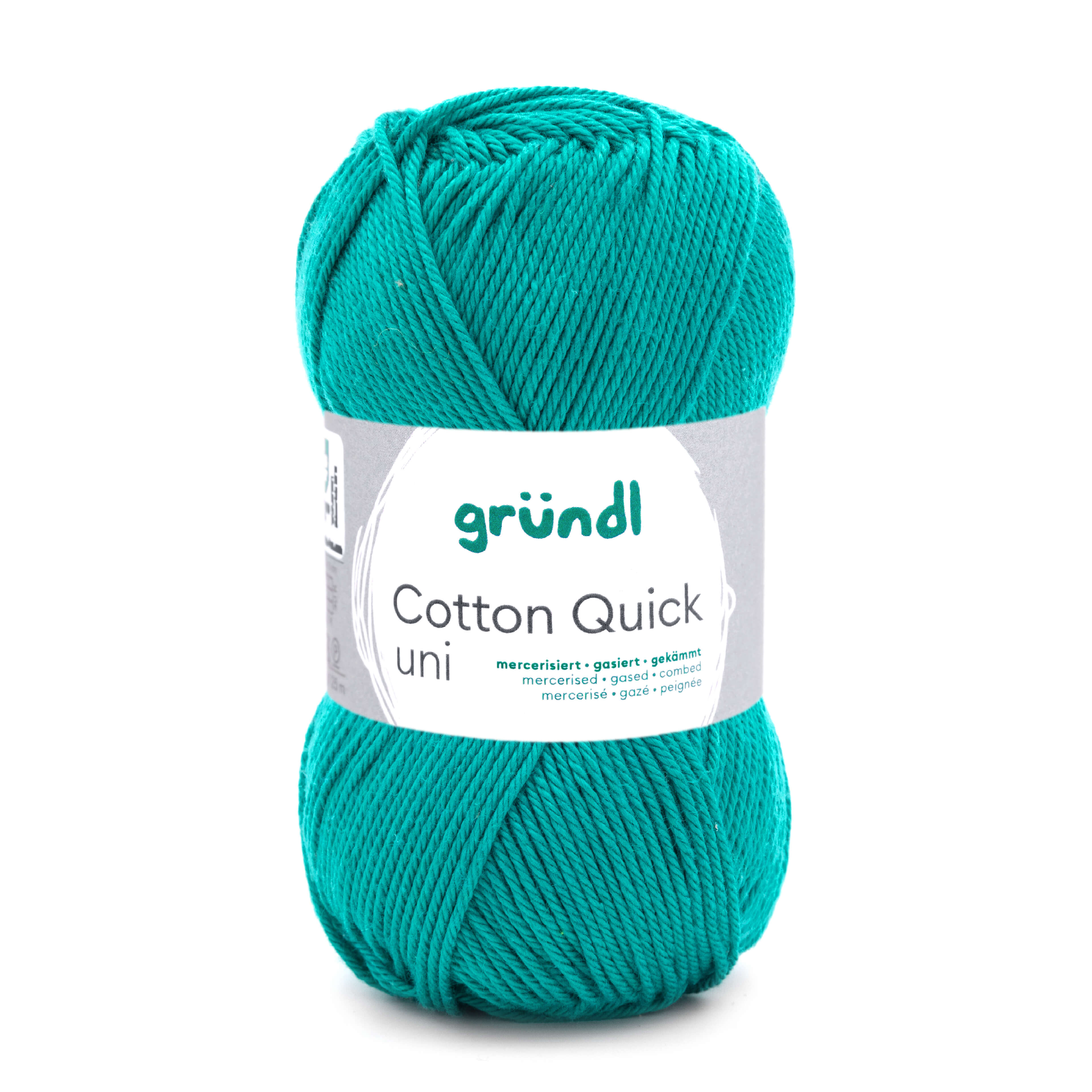 Cotton Quick Uni 100 % Baumwolle mercerisiert gasiert gekämmt 50g/125m Cotton Quick Uni 100 % Baumwolle mercerisiert gasiert gekämmt 50g/125m