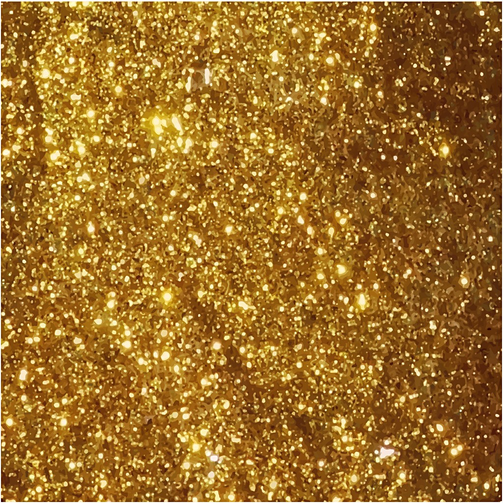 Glittersortiment gold, 6 x 5g sortiert