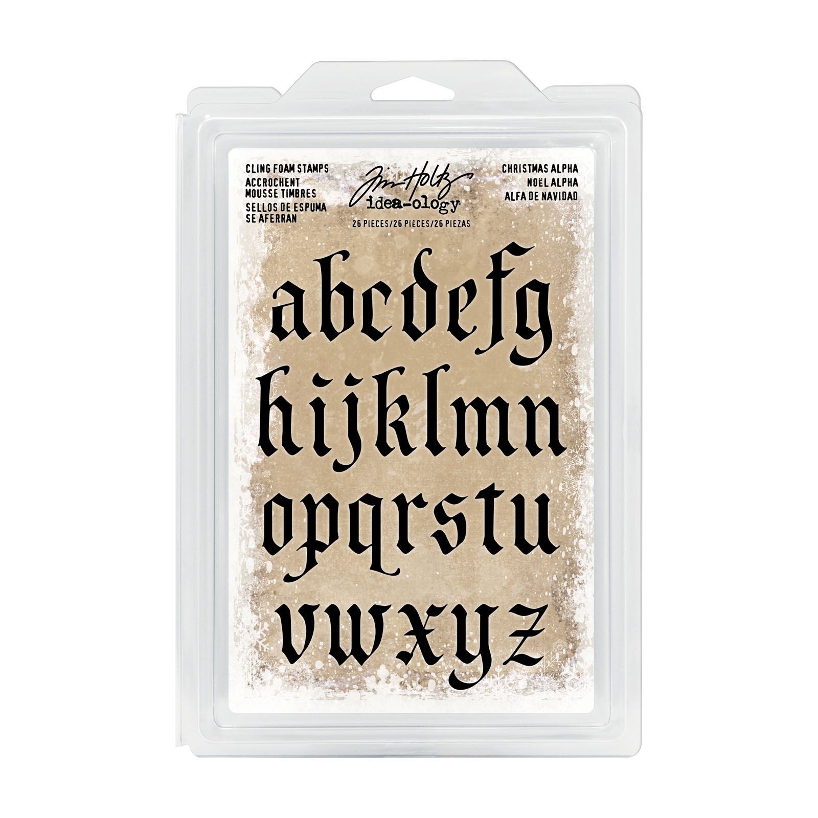 Tim Holtz Cling Foam Stamps Moosgummistempel 26 Stück 