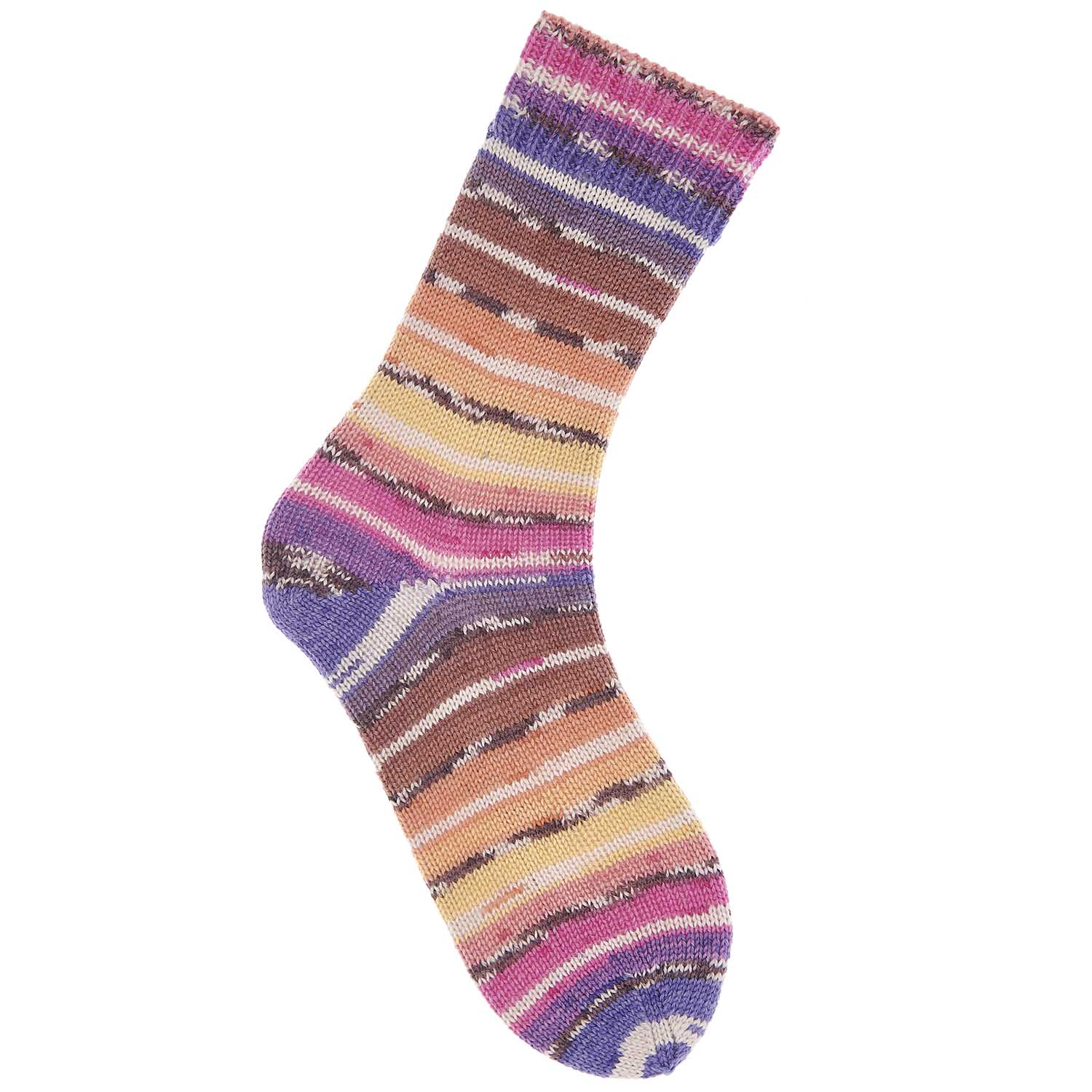 Socks Bamboo 4-fädig Rainbow Candy