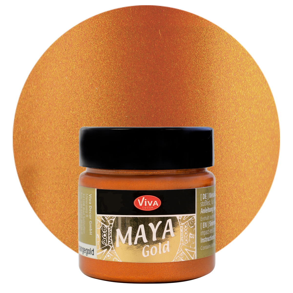  Maya Gold, 45ml  Metallicfarbe 