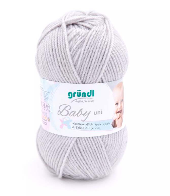 Babywolle uni, 50g / 150m