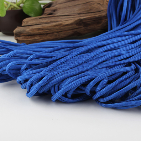 Paracord Kordel UNI BLAU einfärbig 4mm 6,4m/ Bund 