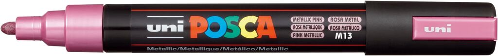 UNI POSCA Marker PC-5MC METALLIC ROSA mittelfeine Spitze 1,8 - 2,5mm UNI POSCA Marker PC-5MC METALLIC ROSA mittelfeine Spitze 1,8 - 2,5mm