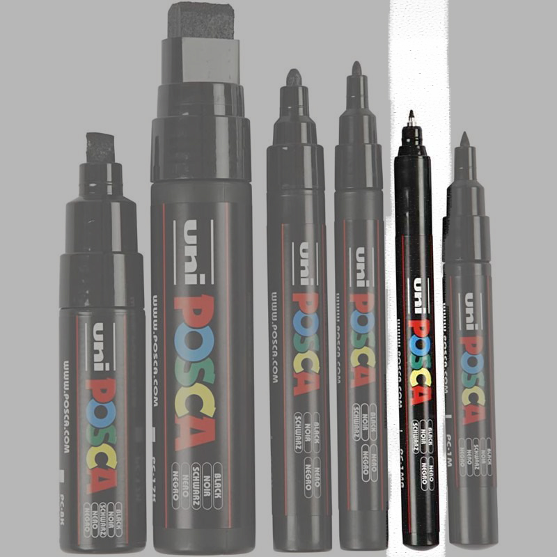 Posca Unimarker kalibrierte Spitze extra-fein, 0,7 mm