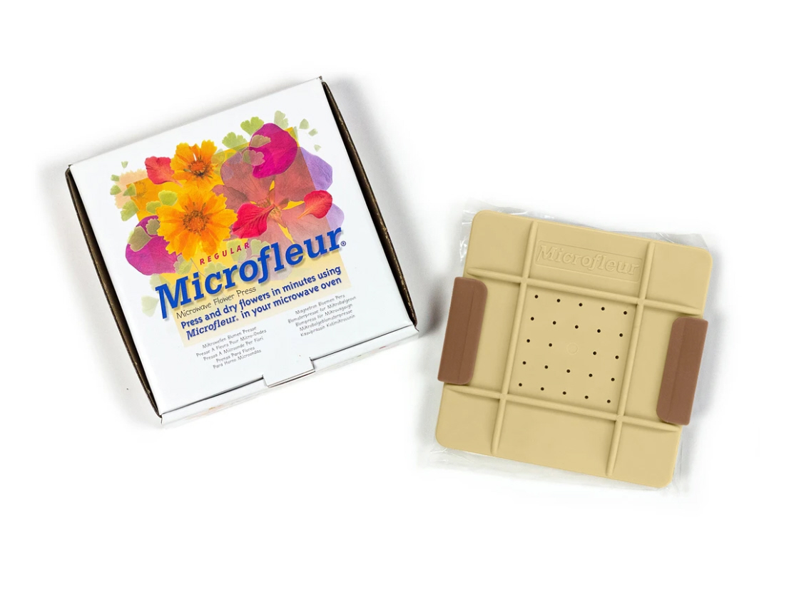 Microfleur Microwavel Flower Press Mikrowellen Blumenpresse REGULAR 13x13cm