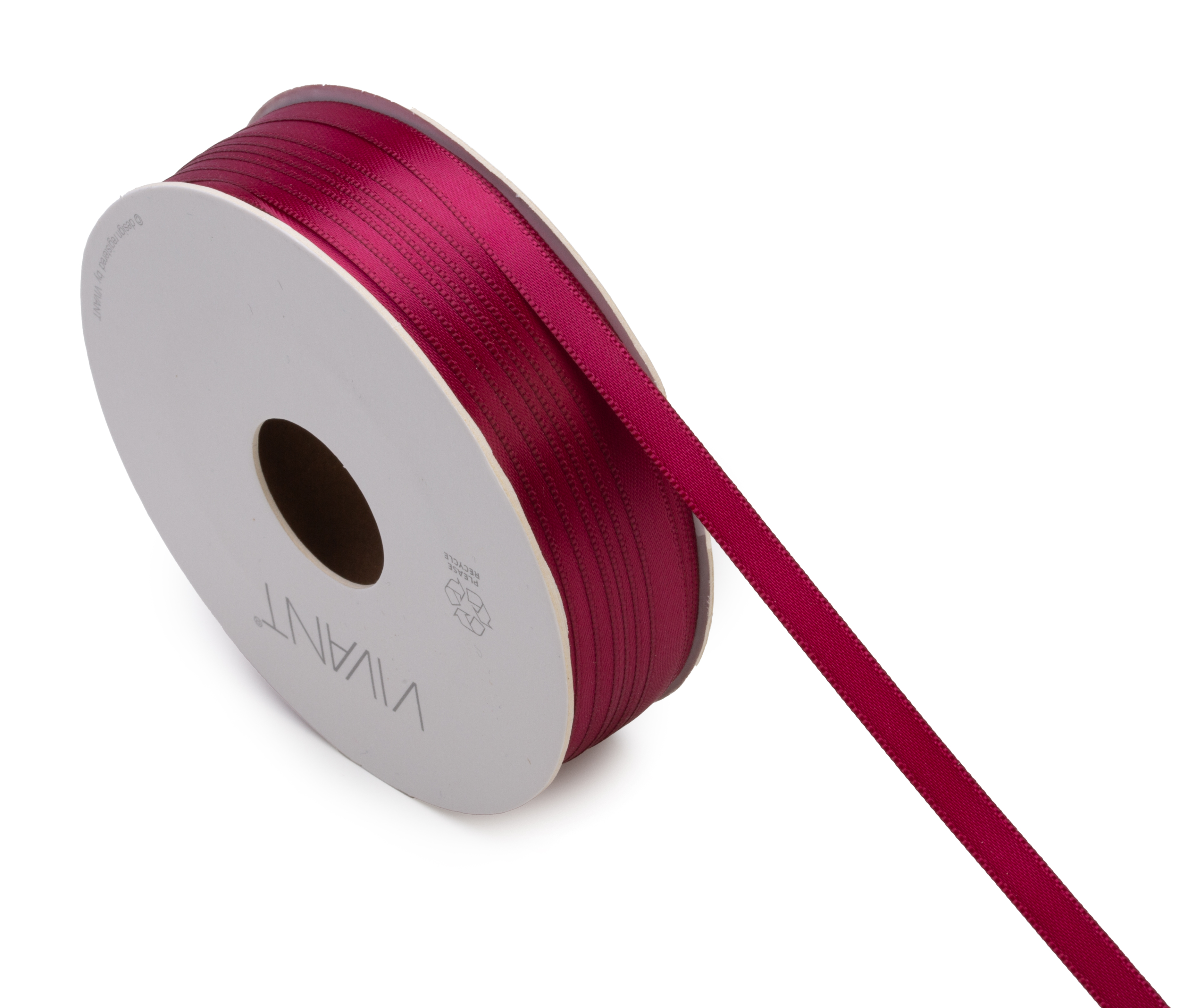 Premium DF Satinband bordeaux 6mm