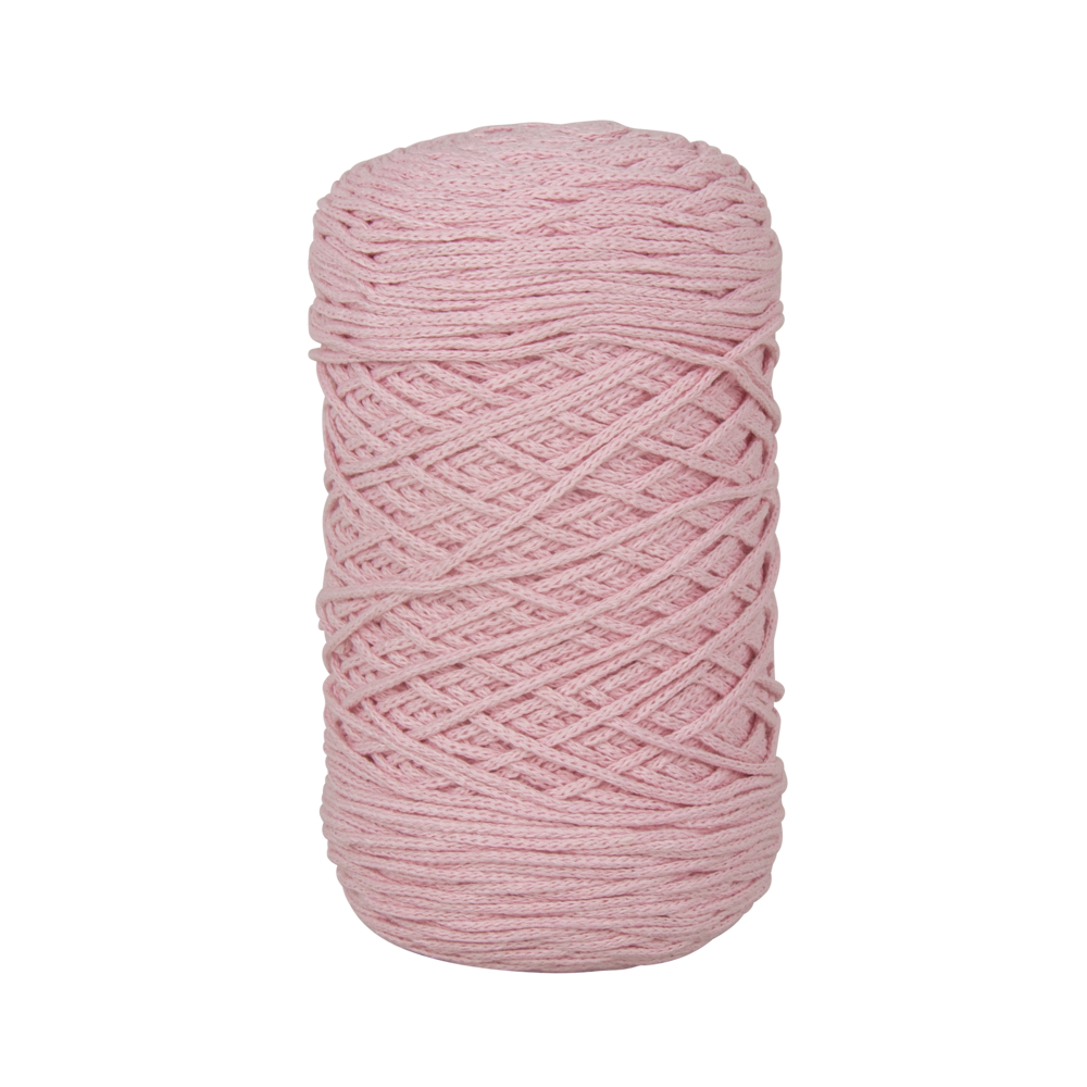 Braidy Garn rosa, geflochten   Macramégarn Knüpfgarn 250 g