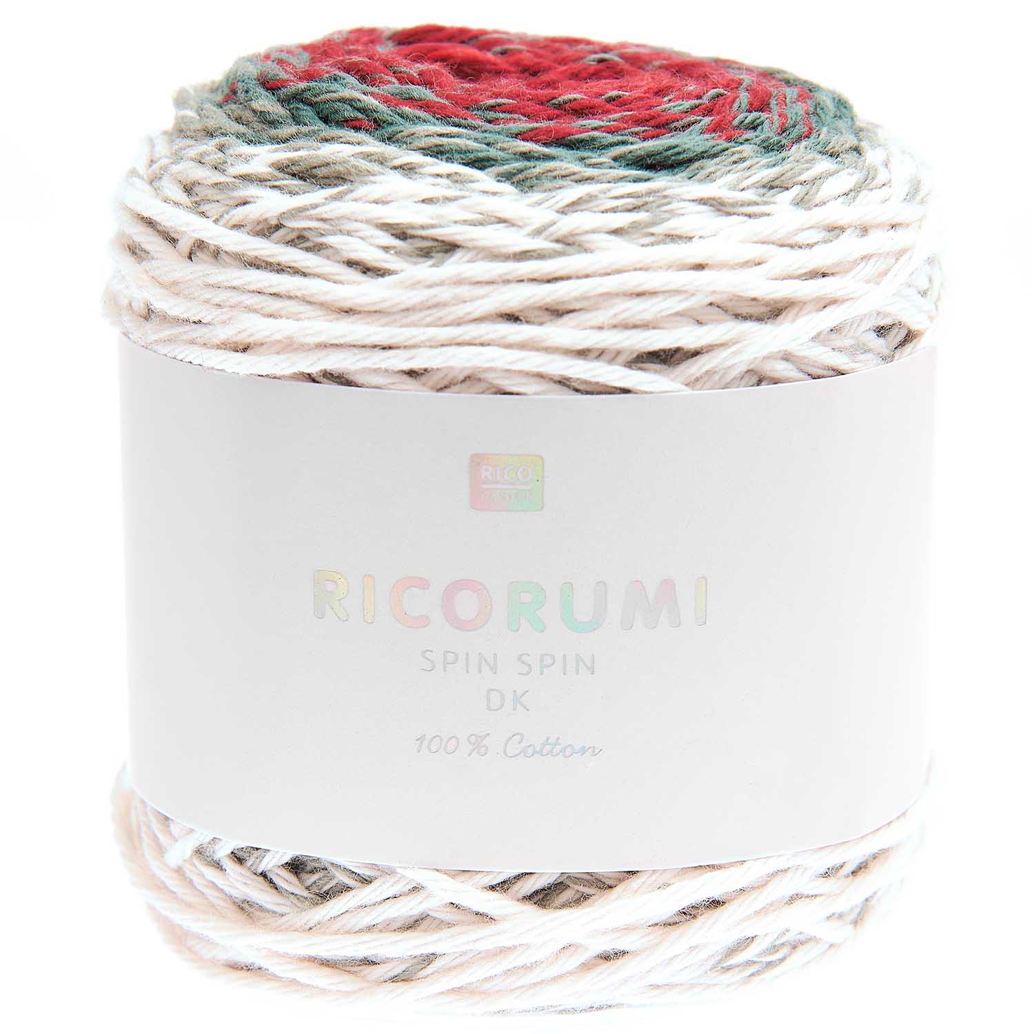 Ricorumi Spin Spin dk, Farbverlauf, 50g, 100 % Baumwolle