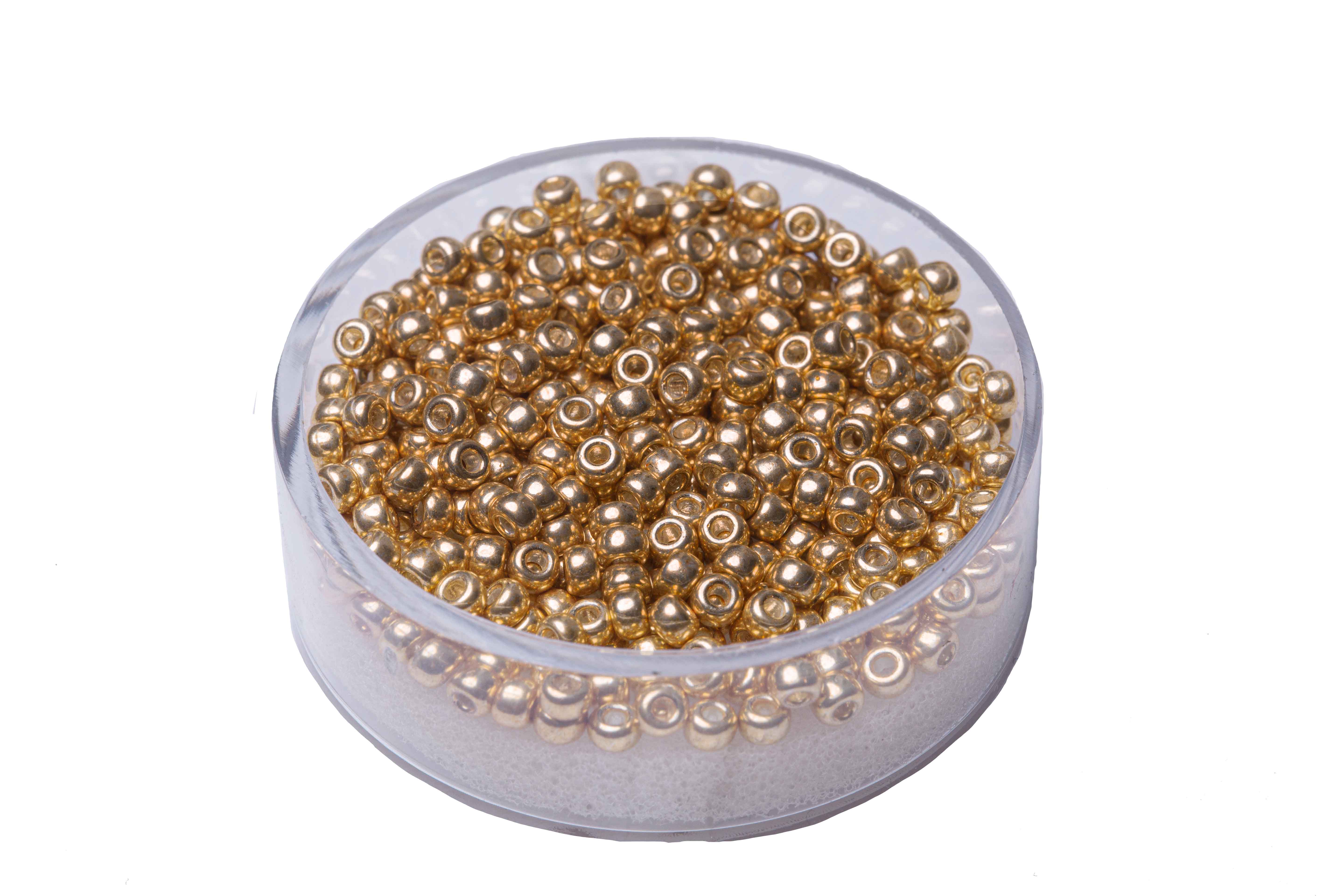 Miyuki Rocailles metallic gold 2,5mm 7g