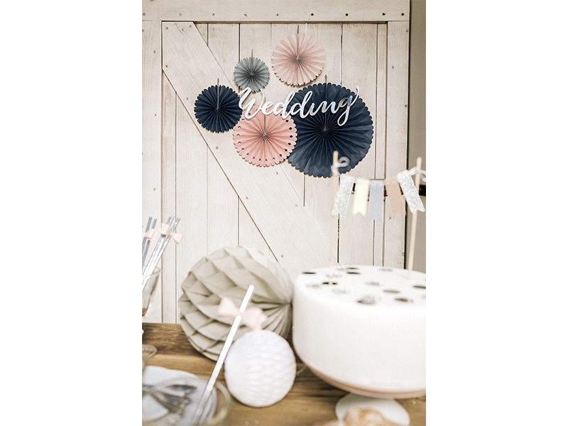 Banner Girlande "Wedding" Schriftzug 16,5x45cm