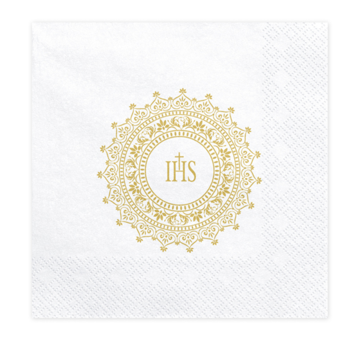 Serviette Erstkommunion -IHS 33x33cm 20 Servietten 