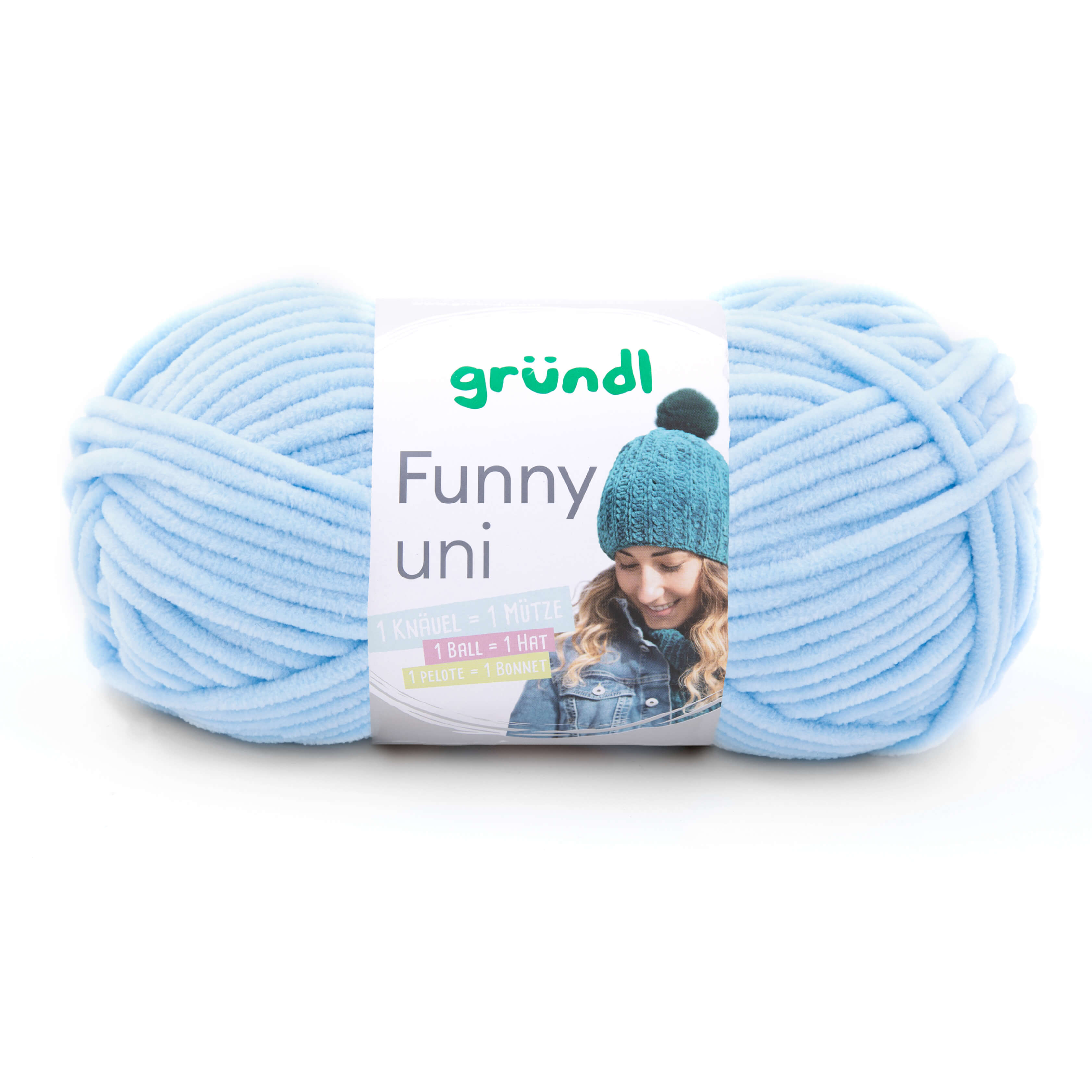 Gründl Funny Uni Wolle Microfaser 100g/120m 100% Polyacryl