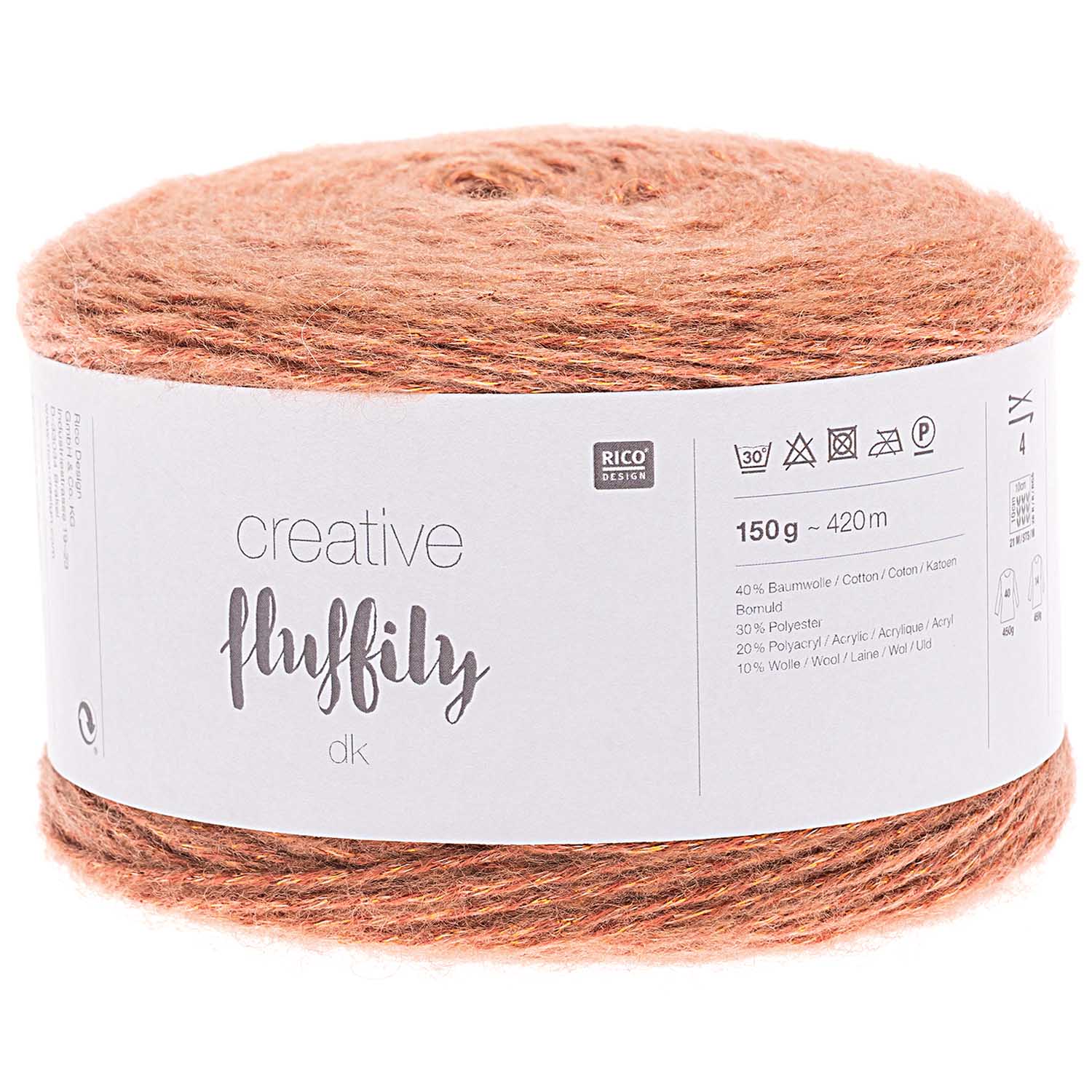 Creative Fluffily dk Rico Wolle Glitzergarn 150g 420m Creative Fluffily dk Rico Wolle Glitzergarn 150g 420m
