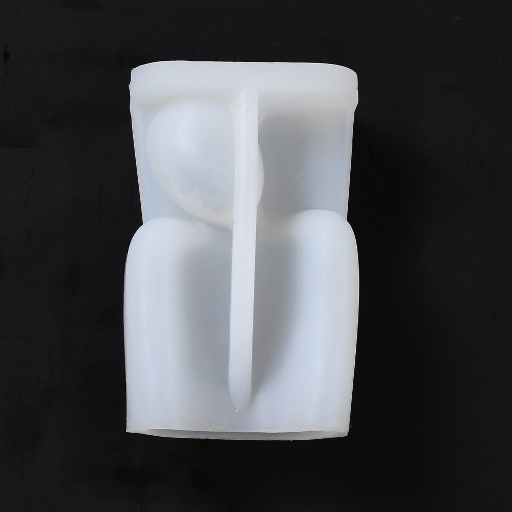Silikongießform Büste weiblich 11,5x7,4x4,7cm Innendurchmesser 56x17mm