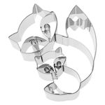 Aussstecher Fuchspaar, 10 cm, Edelstahl
