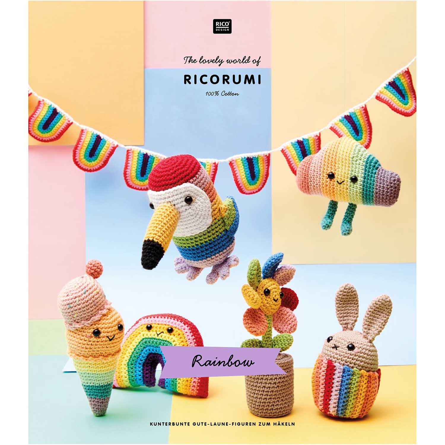 Ricorumi Buch Rainbow, Amigurumi Figuren