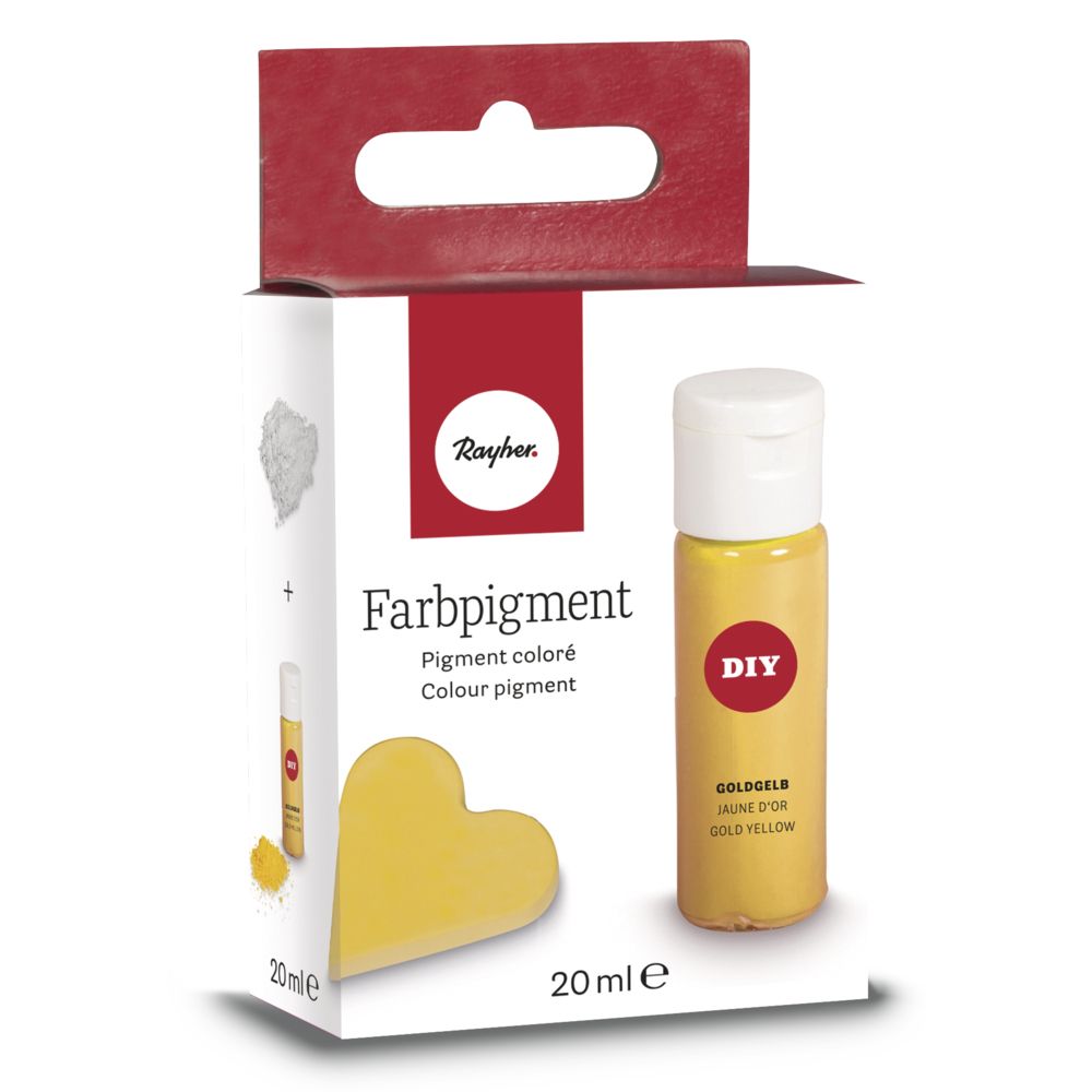 Farbpigment goldgelb Intensives Pulverpigment 20ml verschiedene Farben speziell für Raysin Farbpigment goldgelb Intensives Pulverpigment 20ml verschiedene Farben speziell für Raysin