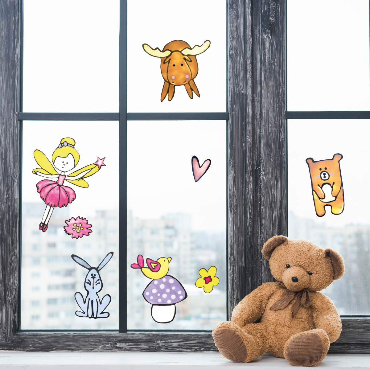 Window Color Viva Decor Kids Fairy Magic Set 8teilig