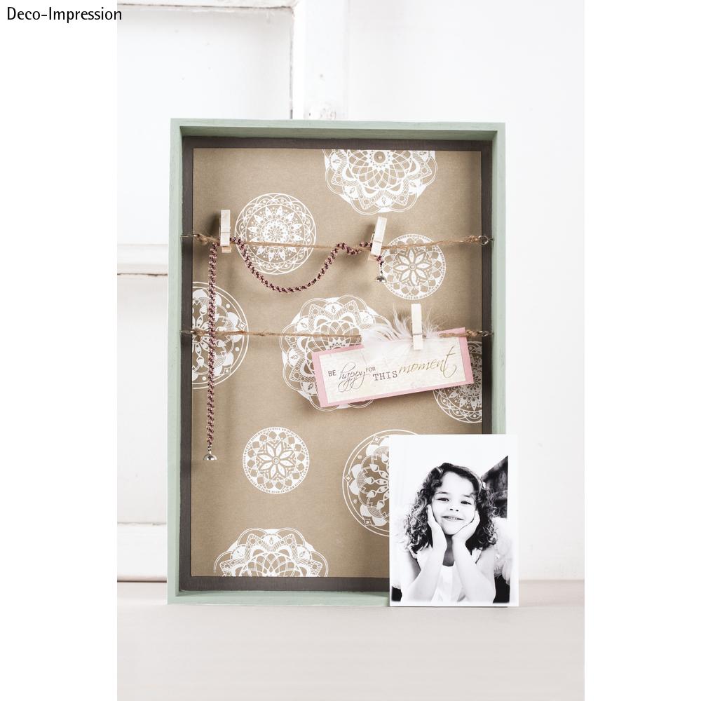 Siebdruck-Schablone Mandala Blume des Lebens A4 Silk-Screen Printing STencil 