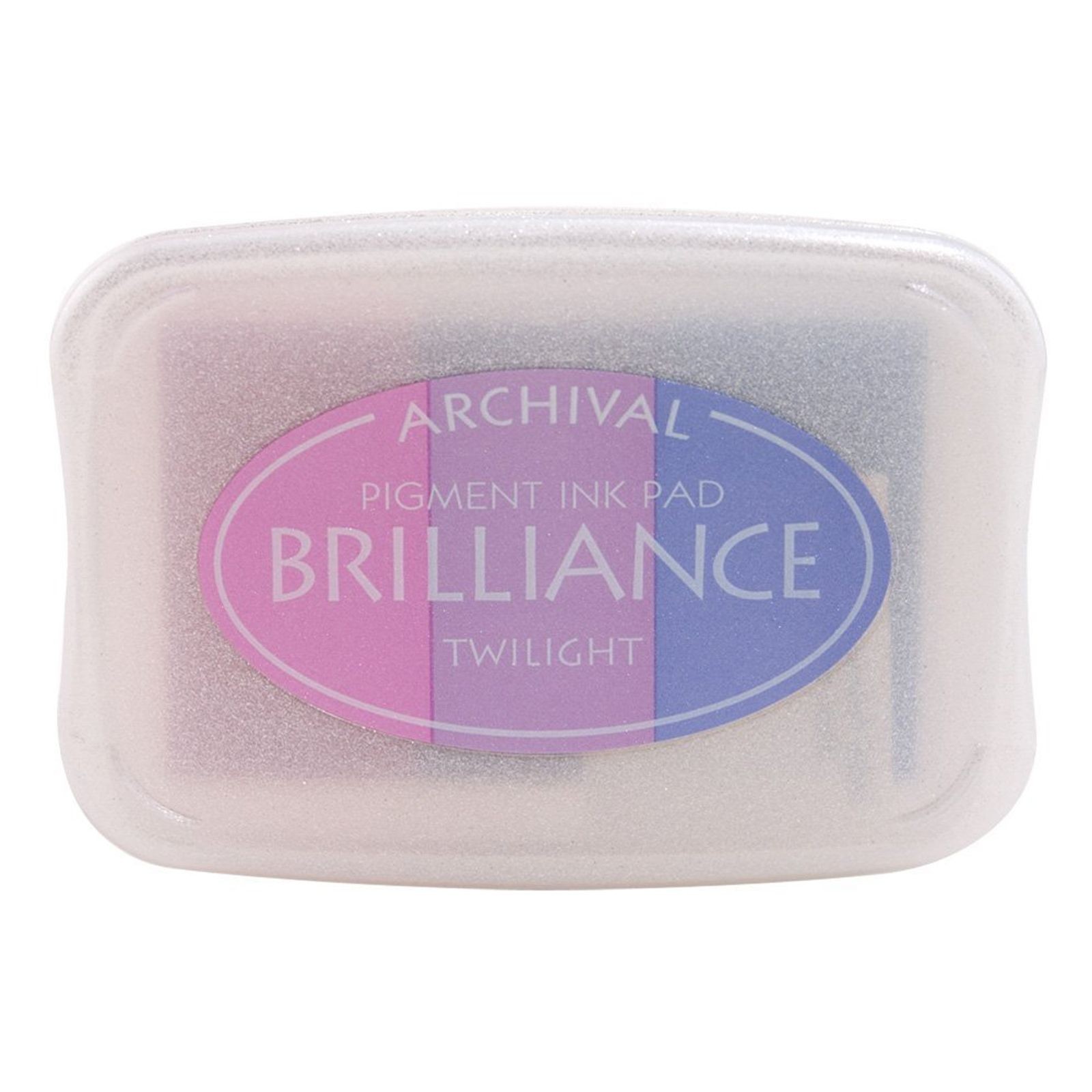 Archival Stempelkissen Twilight Brilliance Ink Pad Pigment Stamp Pad Tsukineko Pearlescent 9,5x6,5cm