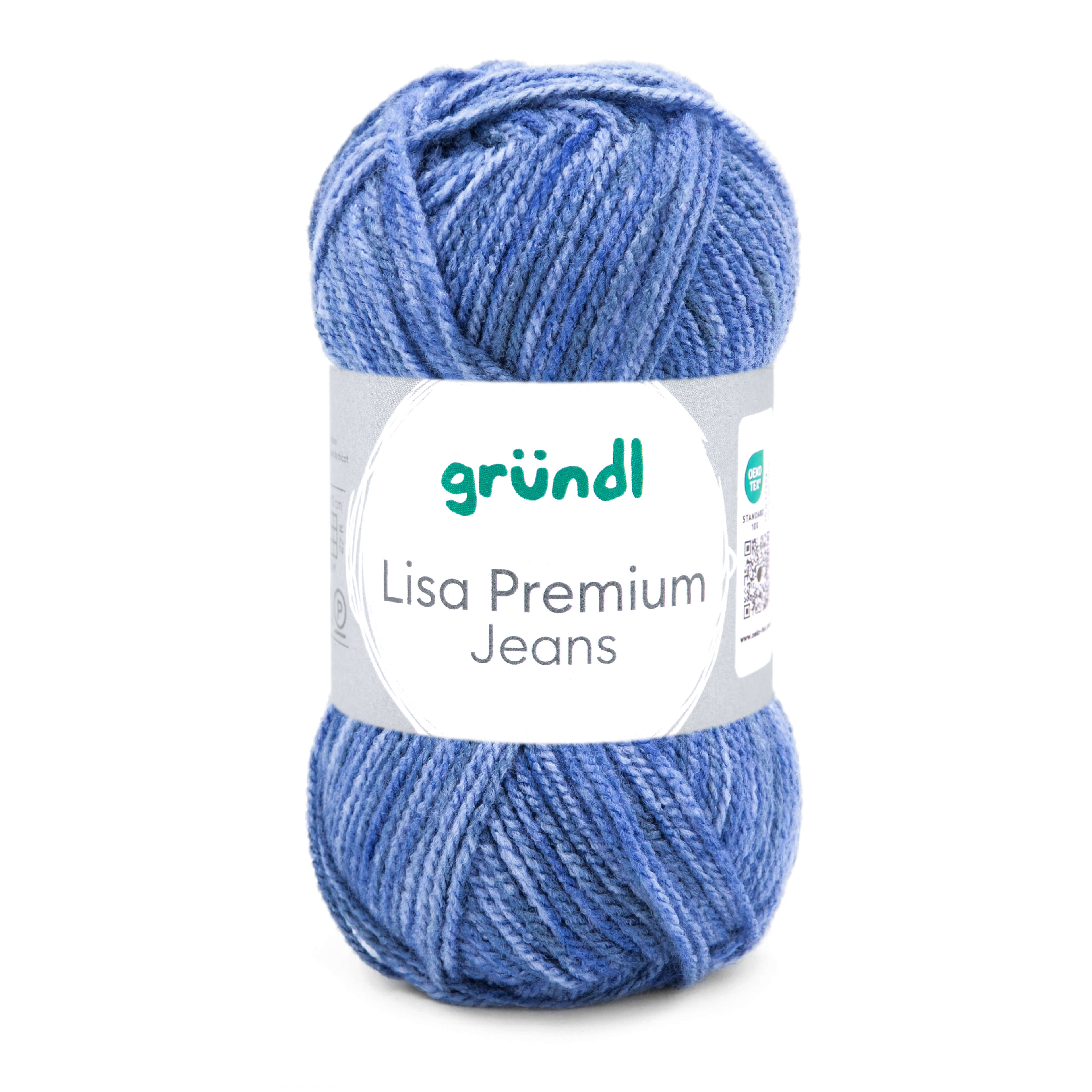 Lisa Premium Jeans JEANSBLAU MELIERT 100 % Polyacryl 50g/133m Lisa Premium Jeans JEANSBLAU MELIERT 100 % Polyacryl 50g/133m