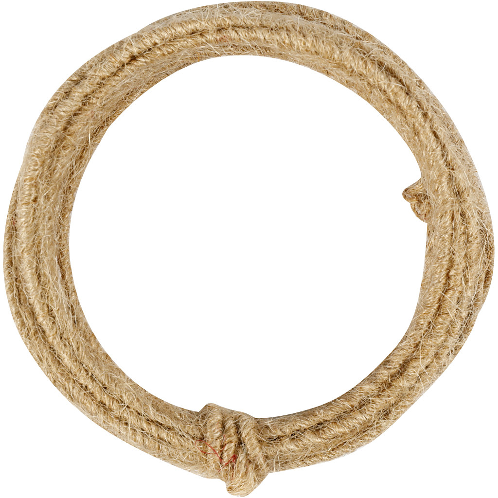 Jute-Draht, 2-4mm,   3m/Pkg.