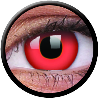 Kontaktlinsen , Red Devil, 2 Stück