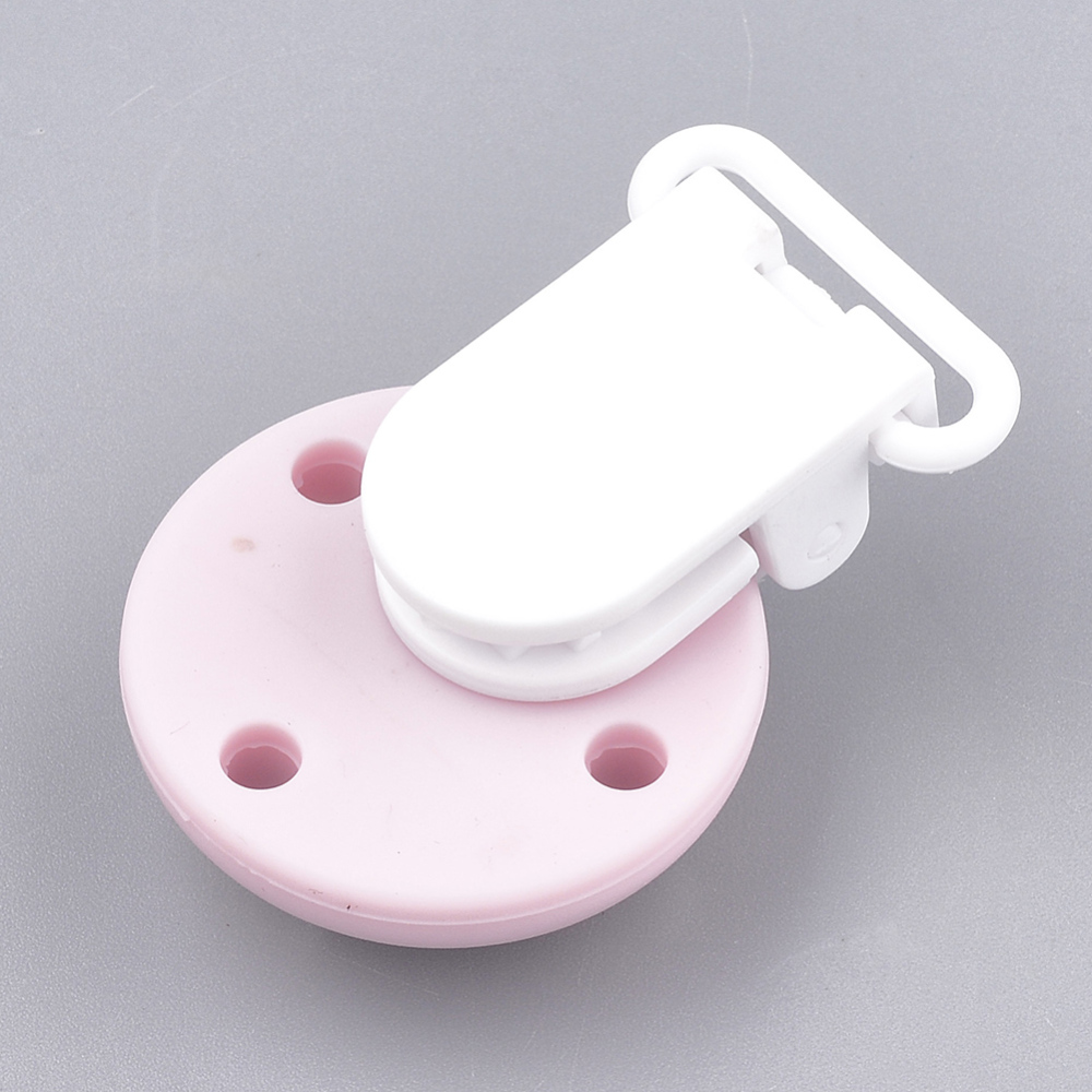 Silikon Schnuller Clip ROSA 49x34x30mm Silikon Schnuller Clip ROSA 49x34x30mm