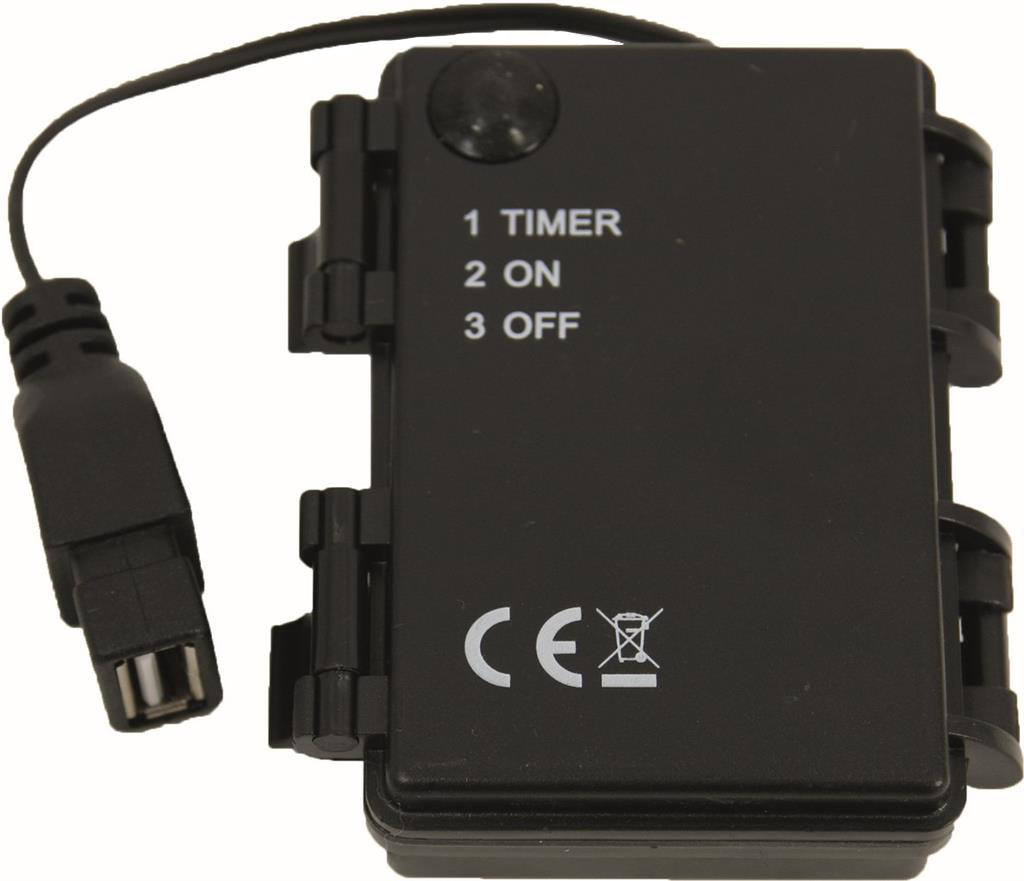 Batteriebox für 3xAA mit USB-Anschluss 4,5V/10cm