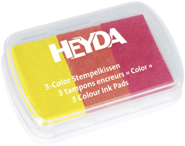 3 Color Stempelkissen Colour Ink Pads 3 Farben