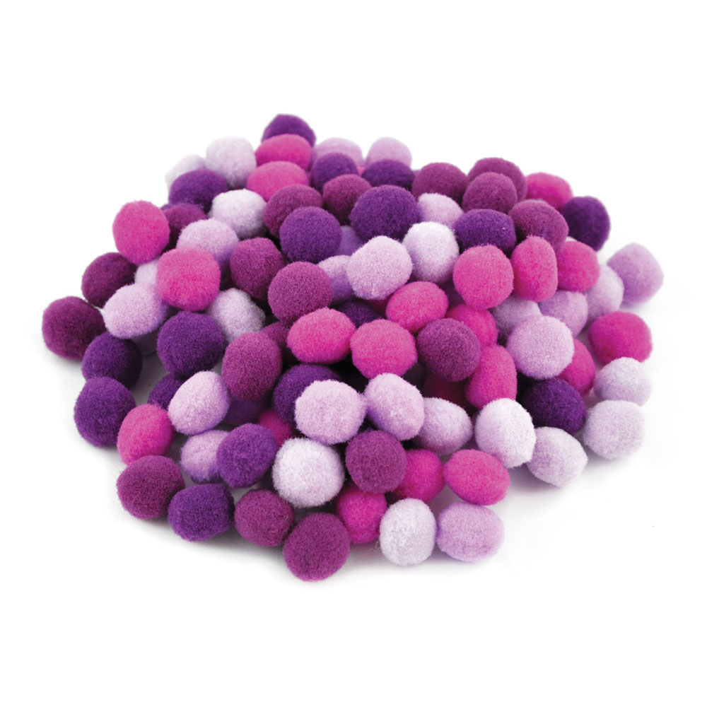 Pom Pom verschiedene Farben sortiert 10mm 120 Stück / Packung Pom Pom verschiedene Farben sortiert 10mm 120 Stück / Packung