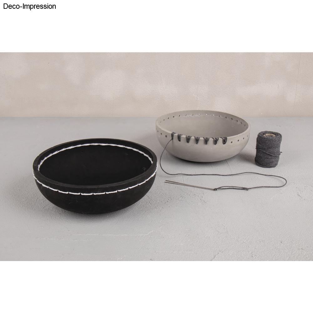 Silikon Gießform Schale 18cm mit Lochrand ø 18cm x H 6cm
