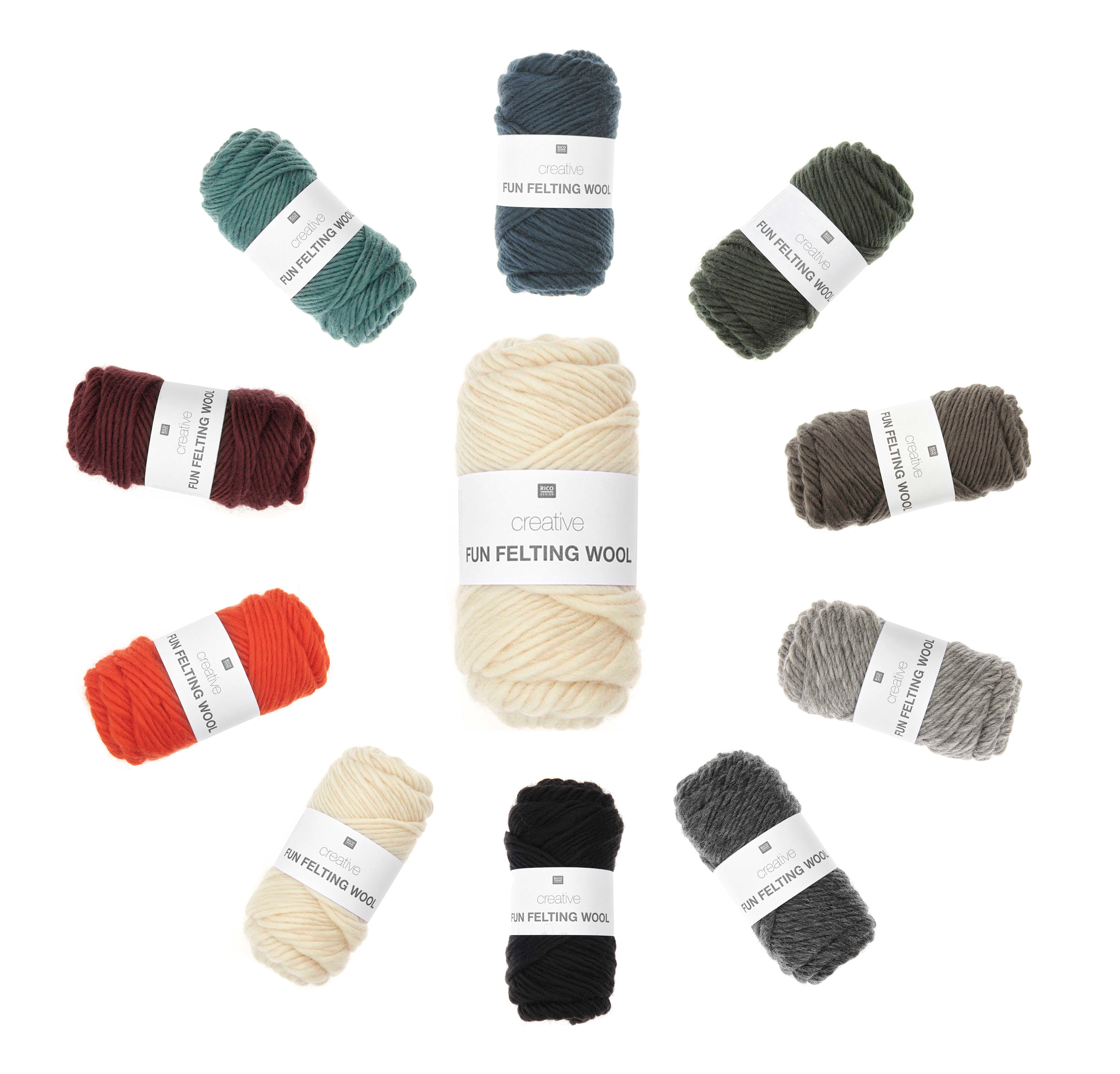 Rico Design Creative Fun Felting Wool 50g 50m 