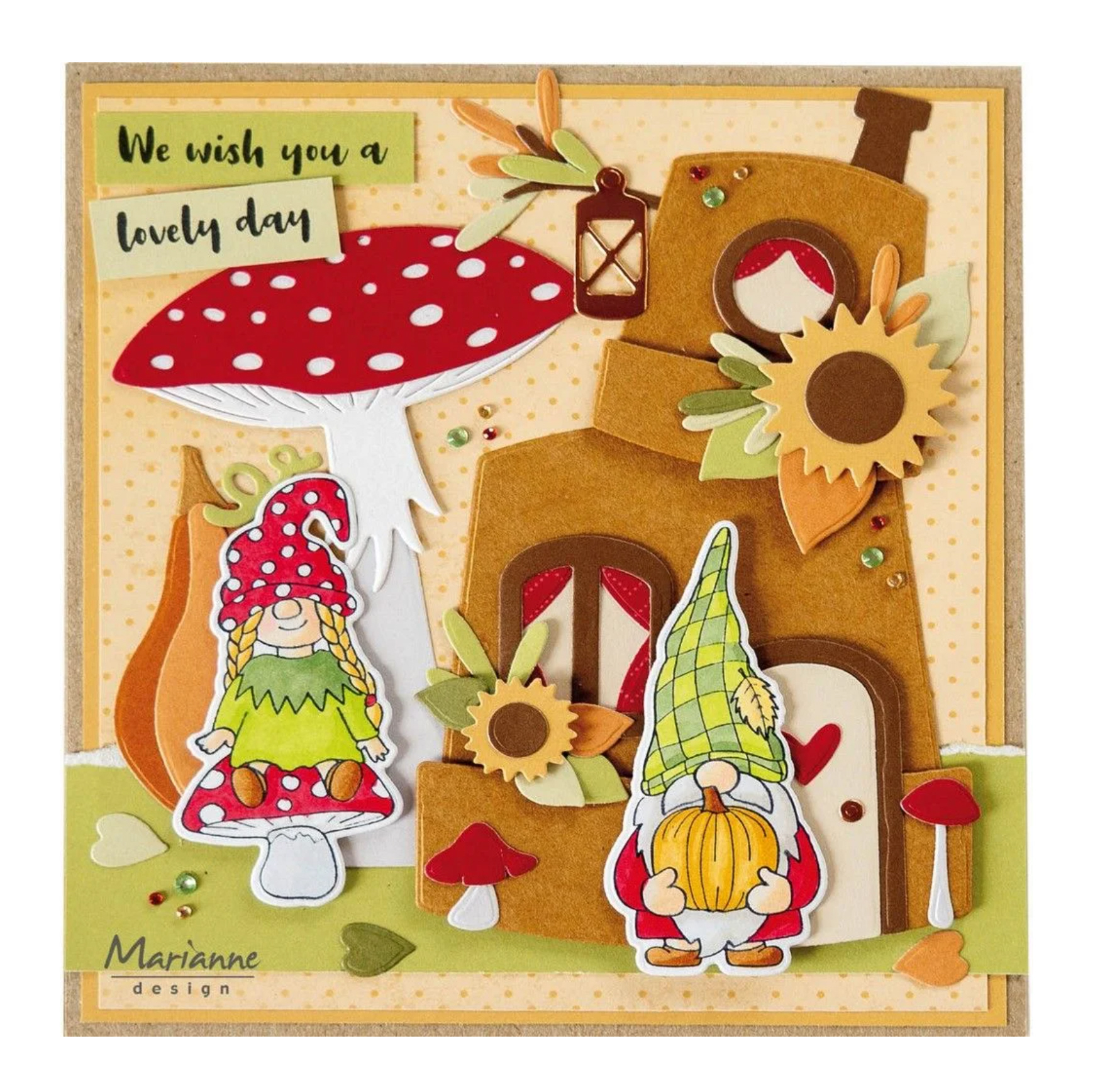 Marianne Design  Silikonstempel Mrs. Autumn Gnome