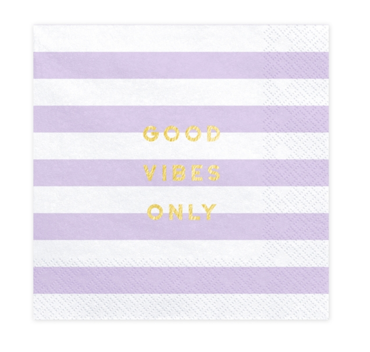 Papierservietten Good Vibes Only Napkins 33x33cm 20 Stück