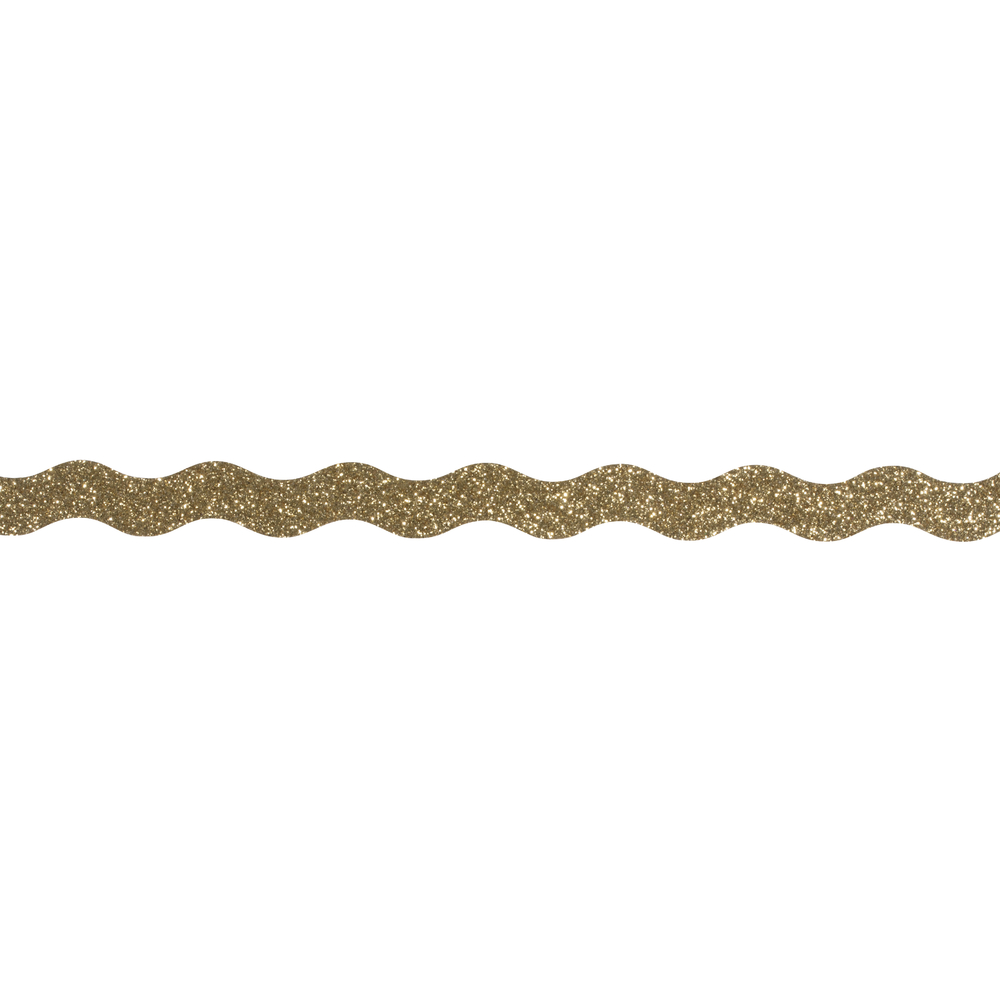 Glitter Tape, gold, gewellt, 15mmx5m
