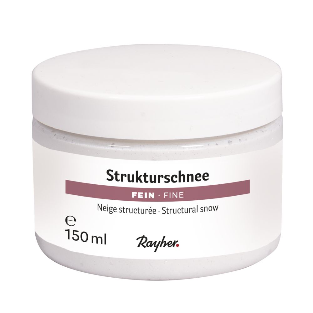 Strukturschnee schneeweiß fein mit Eis-Effekt Dose 150ml
