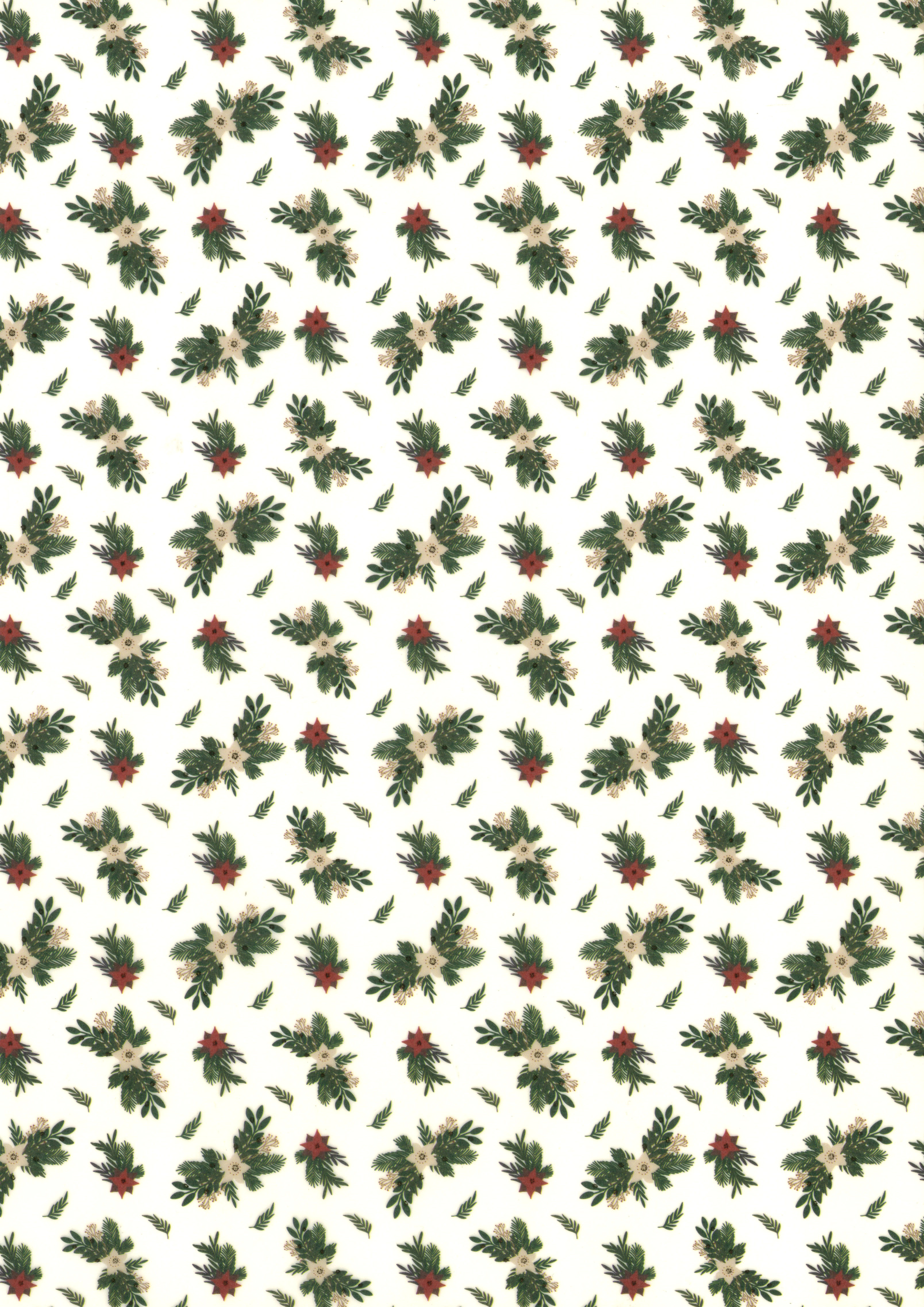 Transparentpapier Bouquet weihnachtlich A4 210x300mm 110g/m²