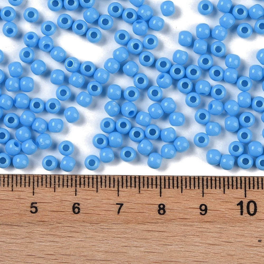 Acrylperlen Uni 4mm Lochbohrung 1,6mm 600 Stück Acrylperlen Uni 4mm Lochbohrung 1,6mm 600 Stück