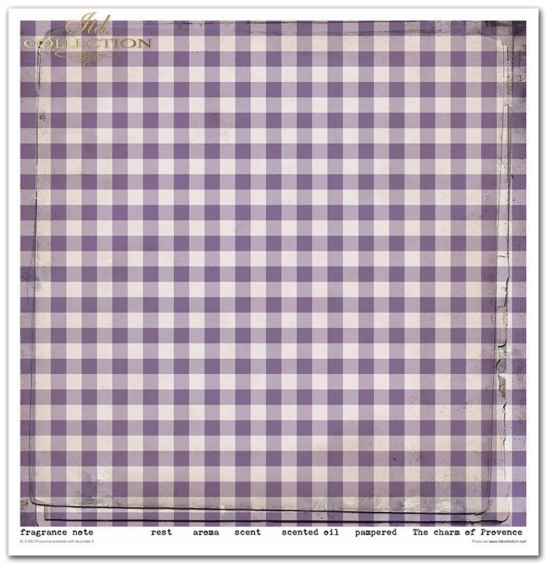 Scrapbooking-Papier Set Provence Lavender lila  31x32cm 200 g/m2 11 Blatt 