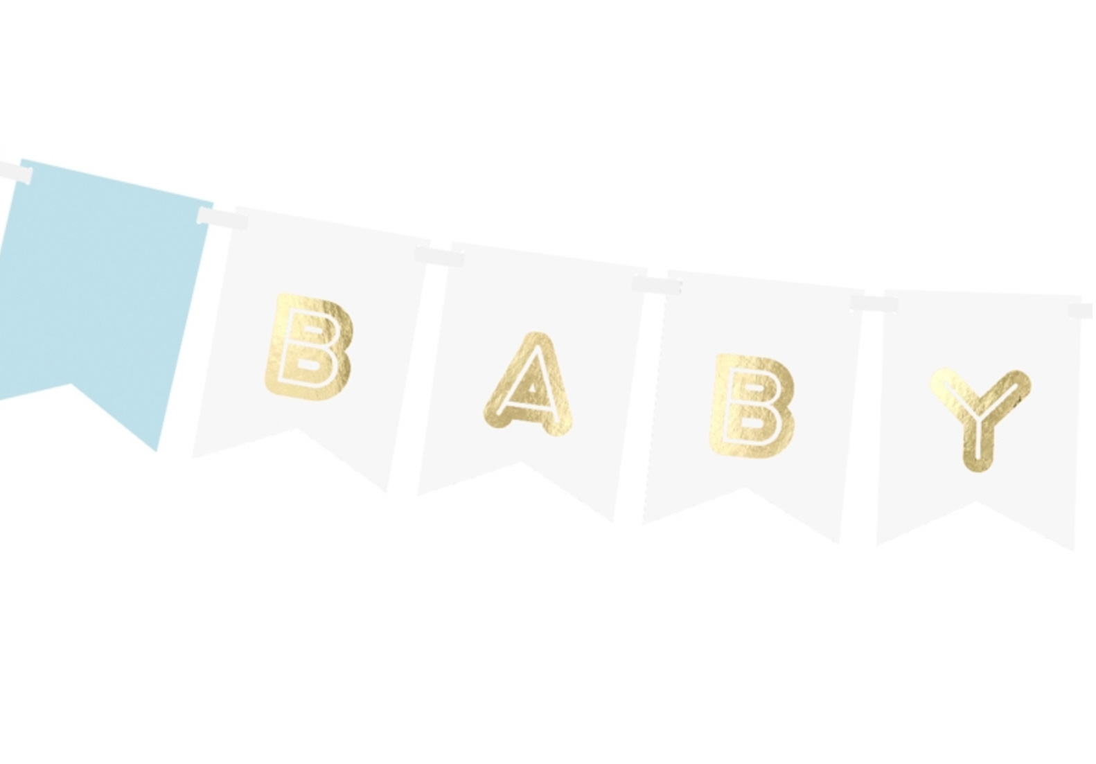 Banner Baby Boy Papiergirlande Wimpelkette 15x175cm