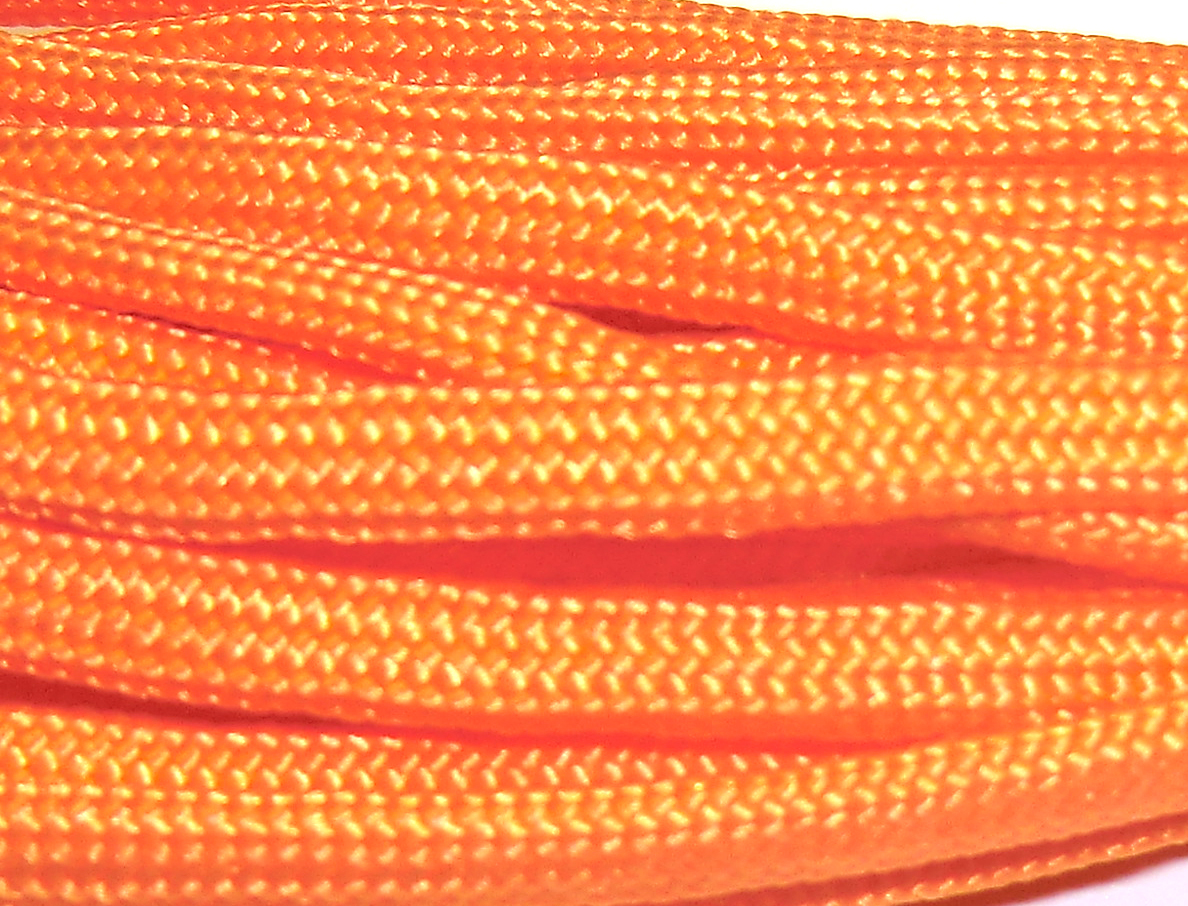 Paracord 4 mm, pumpkin orange , 6,4 m/Bündel