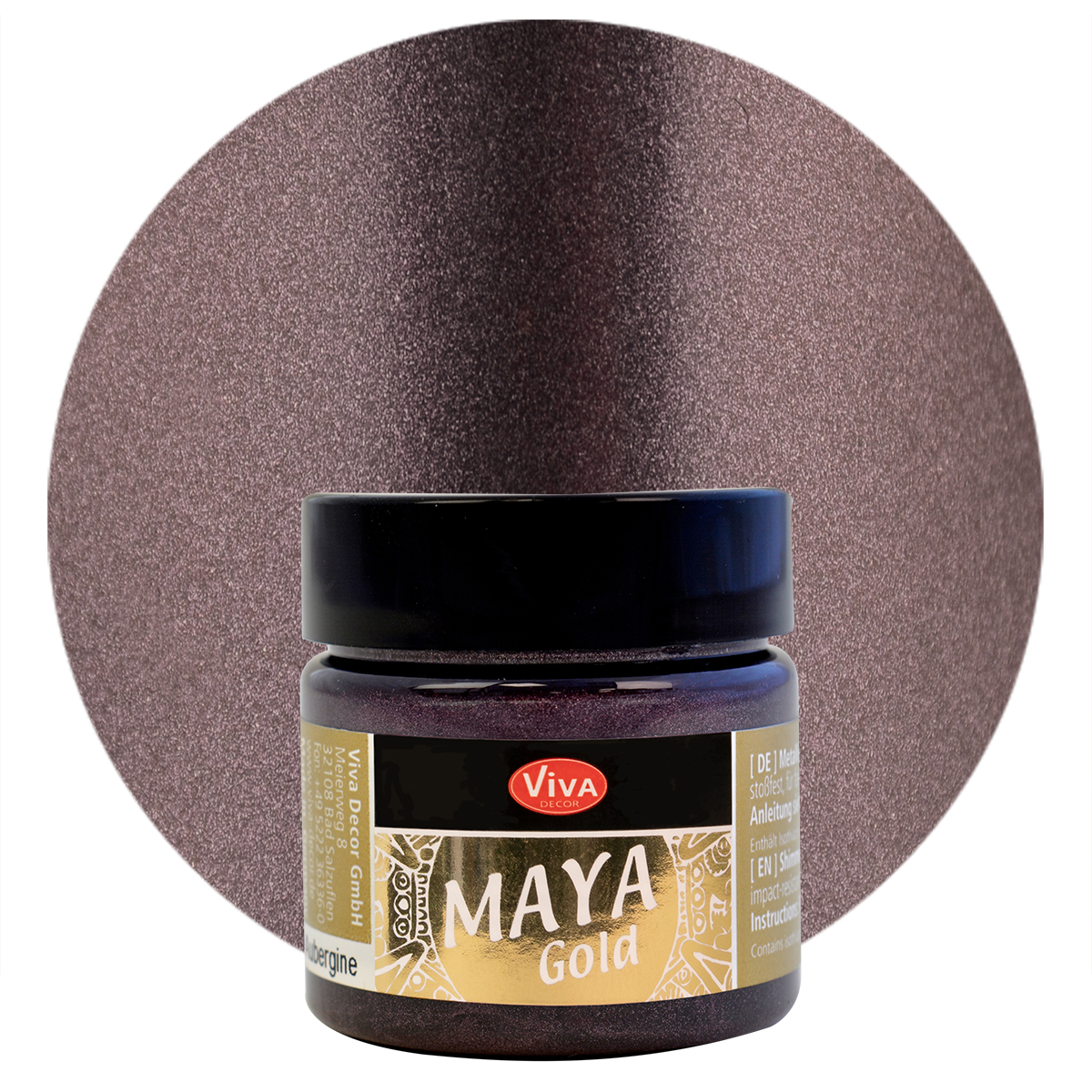  Maya Gold, 45ml  Metallicfarbe 