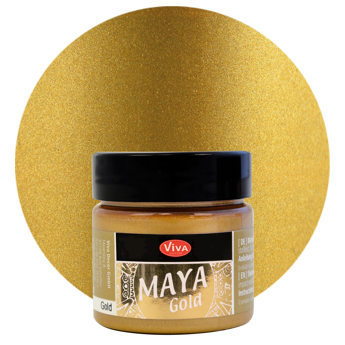  Maya Gold, 45ml  Metallicfarbe 