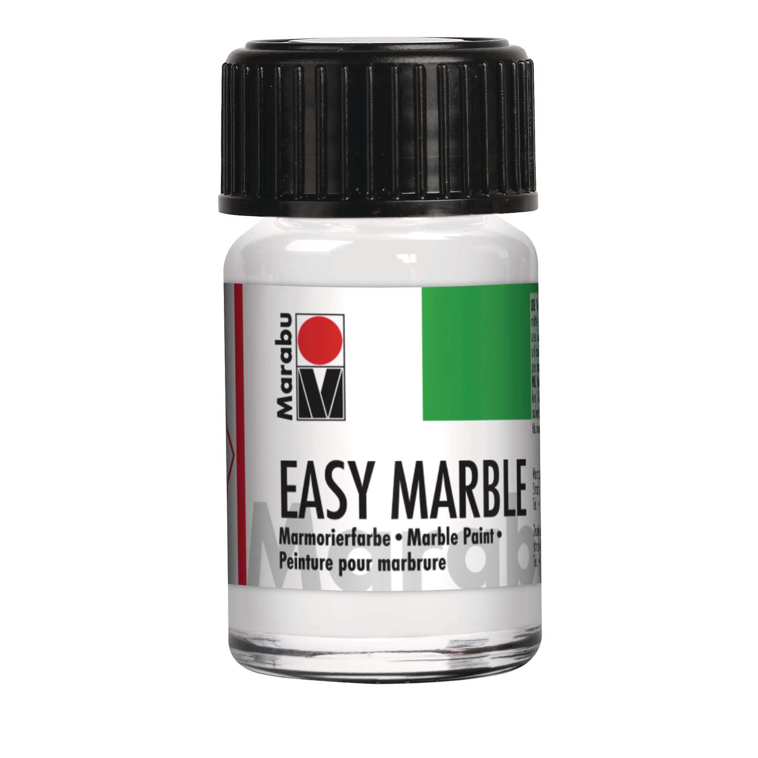Marmorierfarbe AQUAGRÜN Marabu Easy Marble 15ml in Glasflasche 